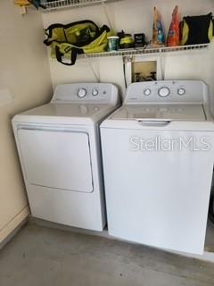 Garage Laundry Area