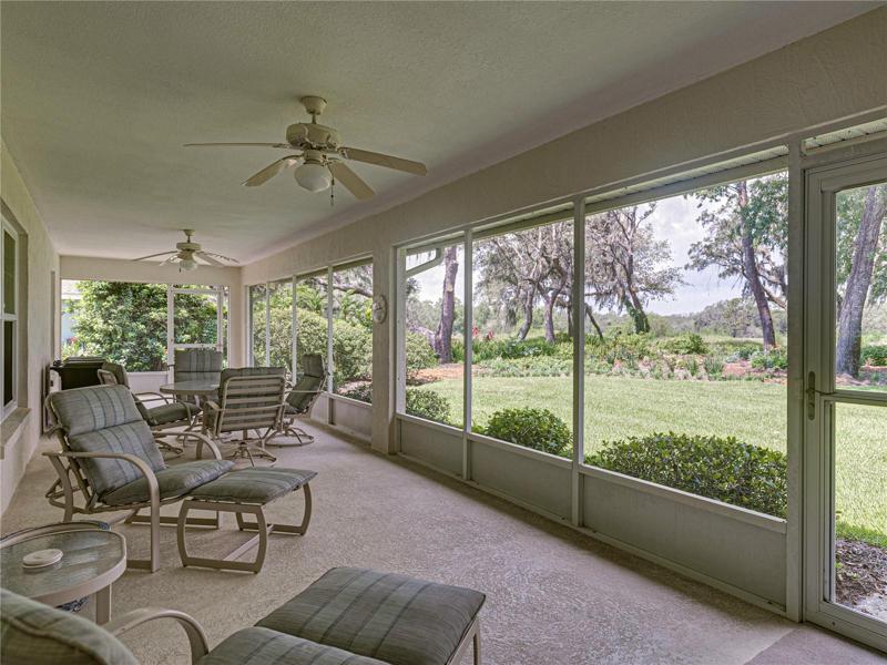 Screened porch