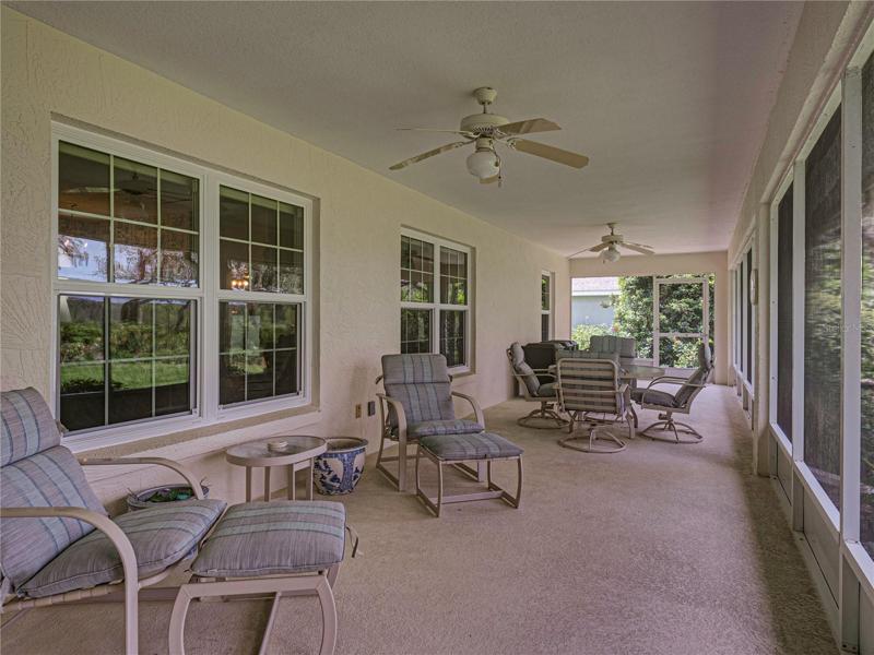 Screened porch