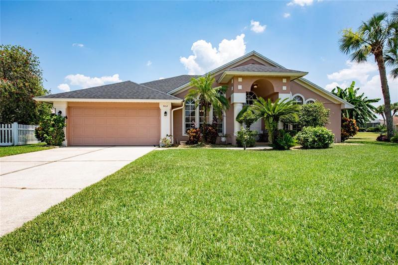Frontal shot of property