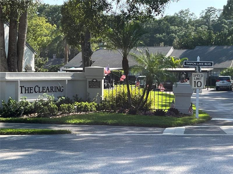 Pinellas Trail at Park Entrance.