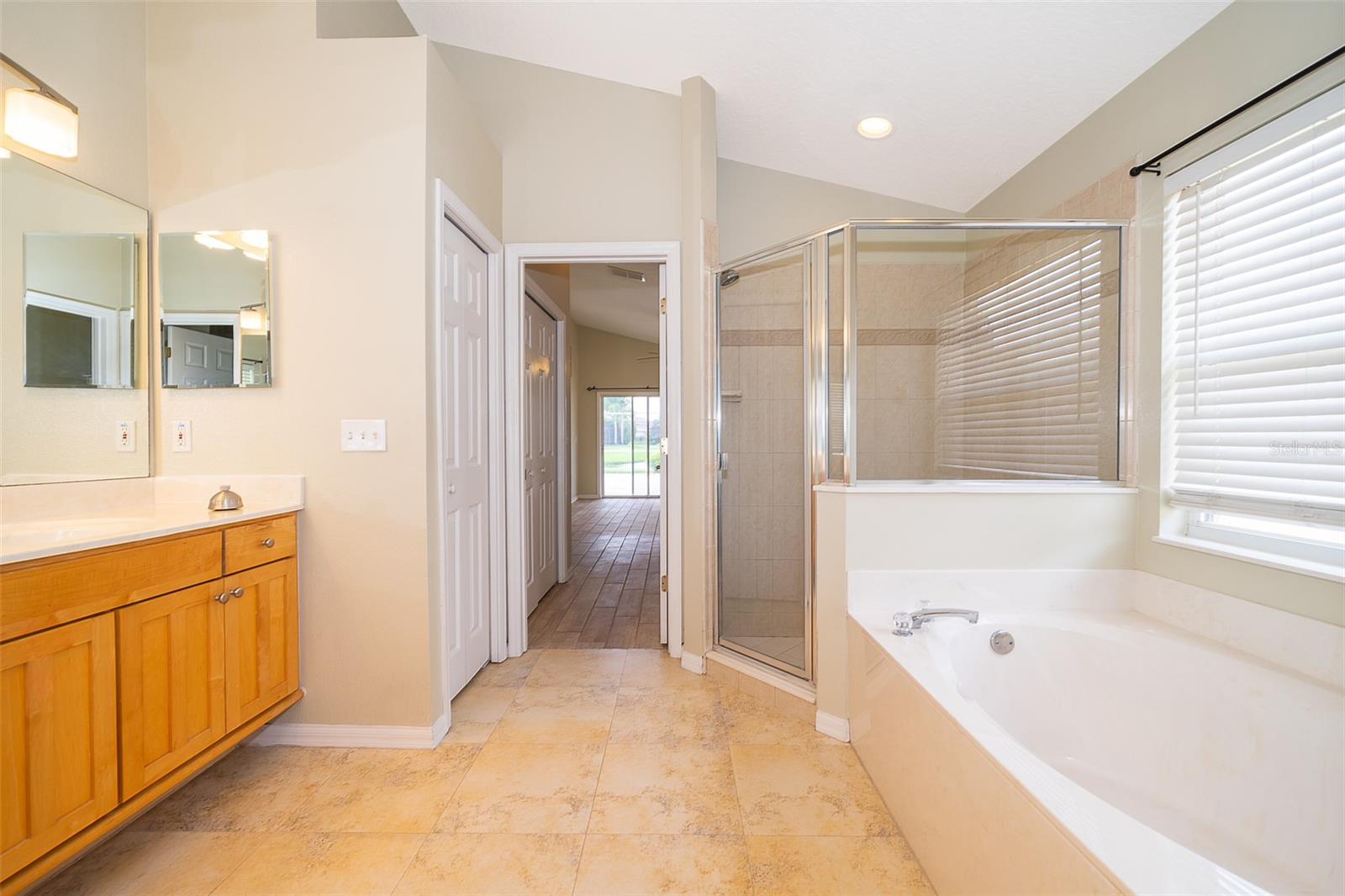 Garden Tub, Separate Shower