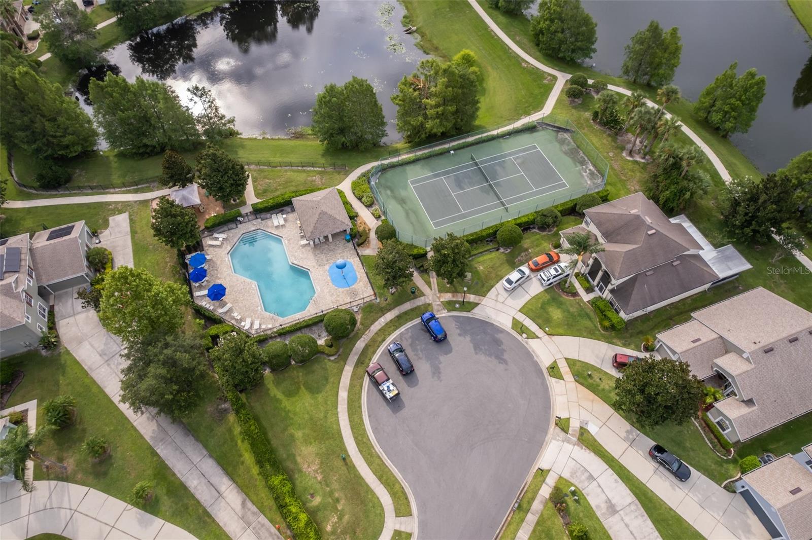 Community Tennis and Pool Area