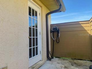 Kitchen door to make it easy for those who like to grill.