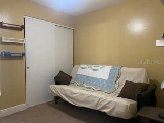 The guest bedroom.