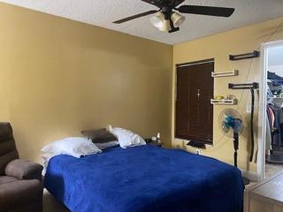The master bedroom.