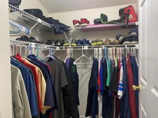 A nice sized walk-in closet is located in the master bedroom.