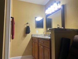 The master bathroom.