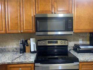 The microwave and range.