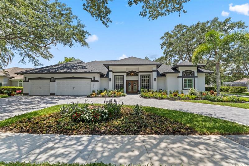 This home is newly updated with beautiful landscaping and hardscaping in the front yard.