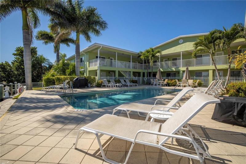 Relax by the pool and the Intercoastal Waterway