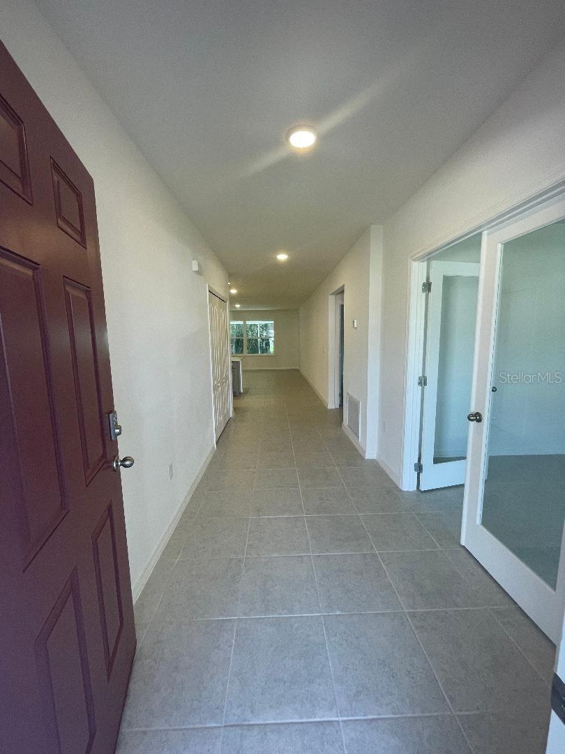 Entryway into house