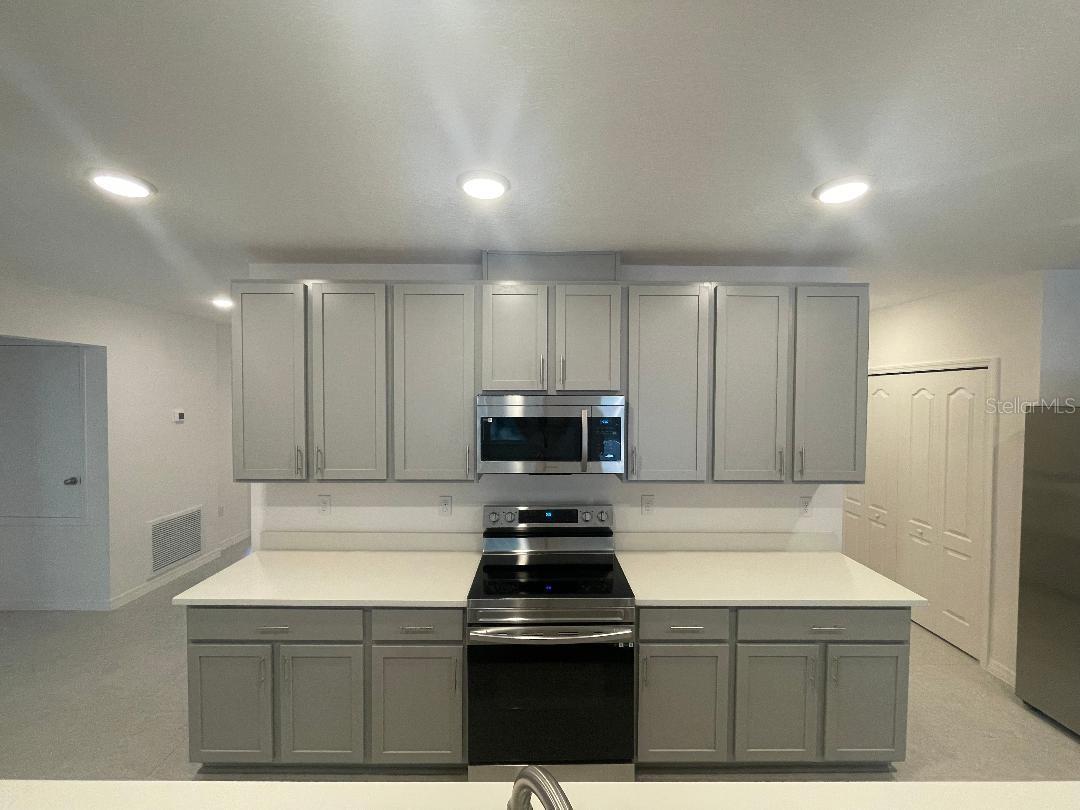 Back kitchen wall