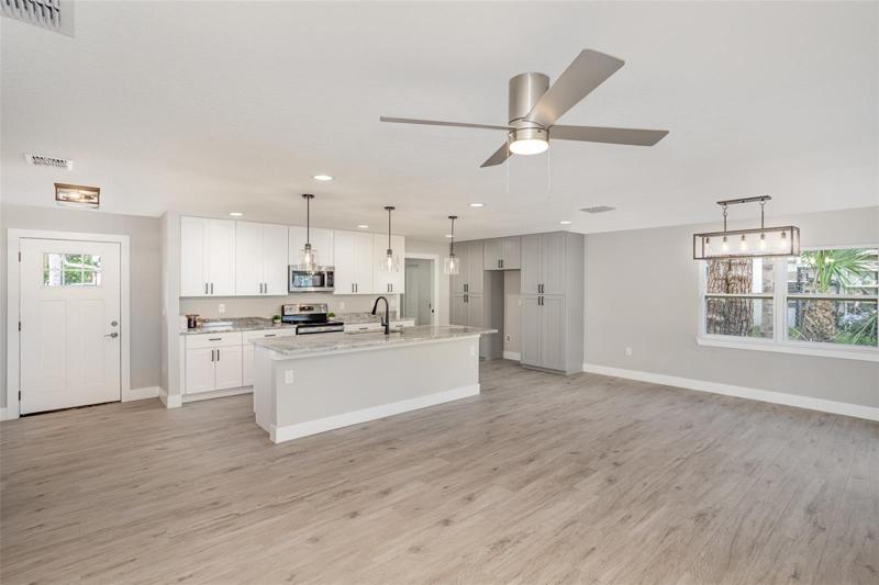 Open Floor Plan View from Living Room!