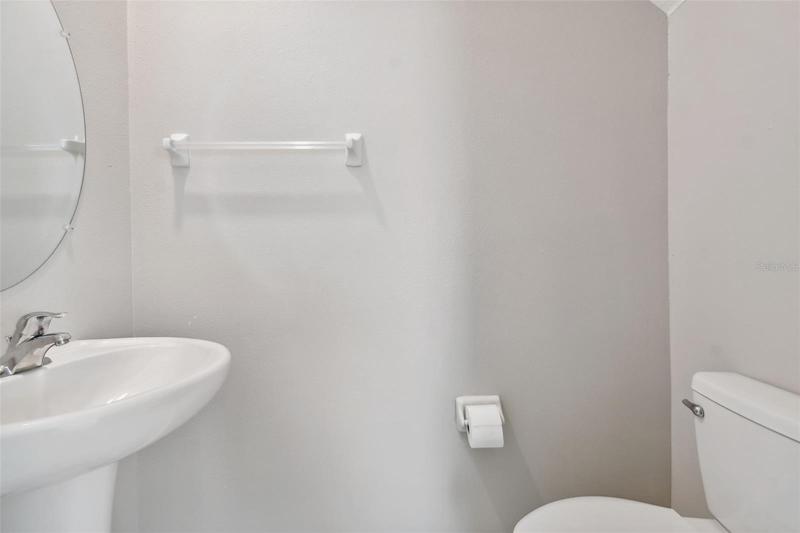 1st Floor Convenient 1/2 Bath