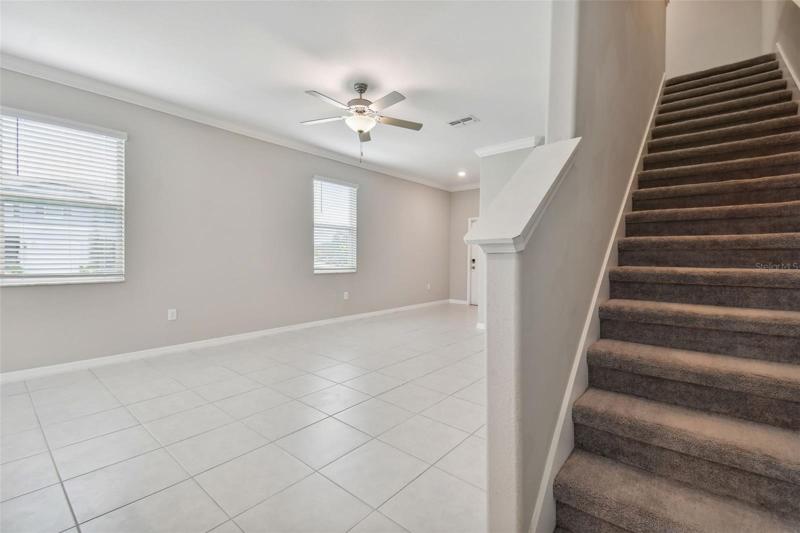 Stairway to 2nd Level Bedrooms & Loft!