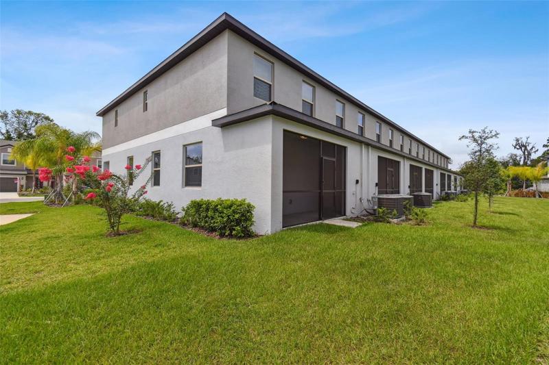 Rear view of Beautiful Townhome