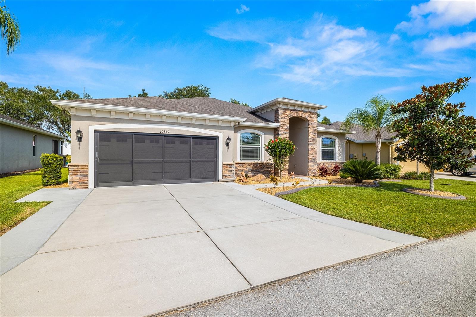 Gorgeous Exterior with a widened driveway,