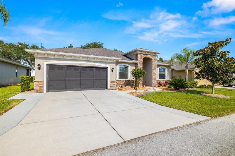 Gorgeous Exterior with a widened driveway,