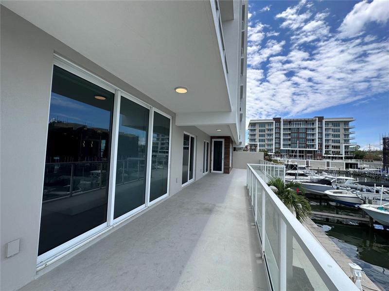 Balcony access off primary suite