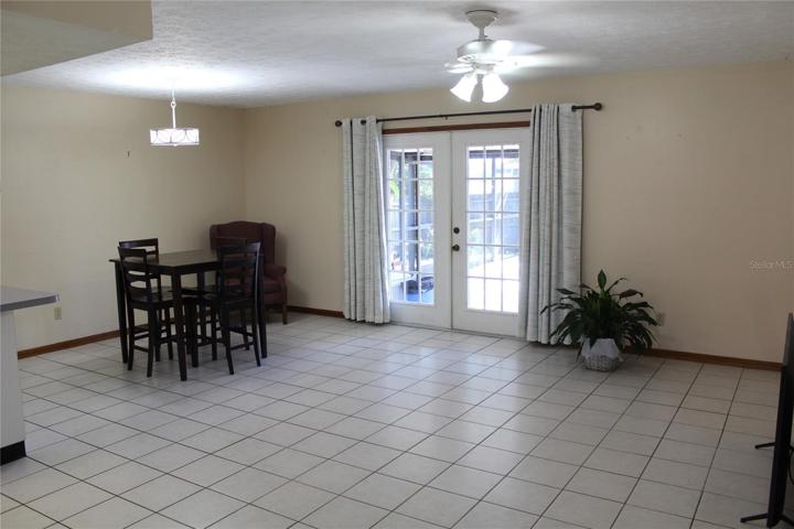 Family Room/Breakfast area out to french doors