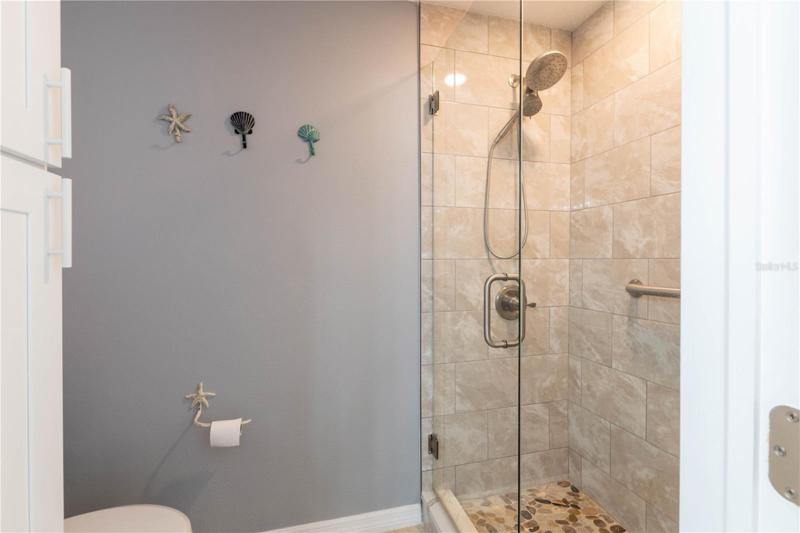 On suite Master Bath Privacy Water Closet & Shower