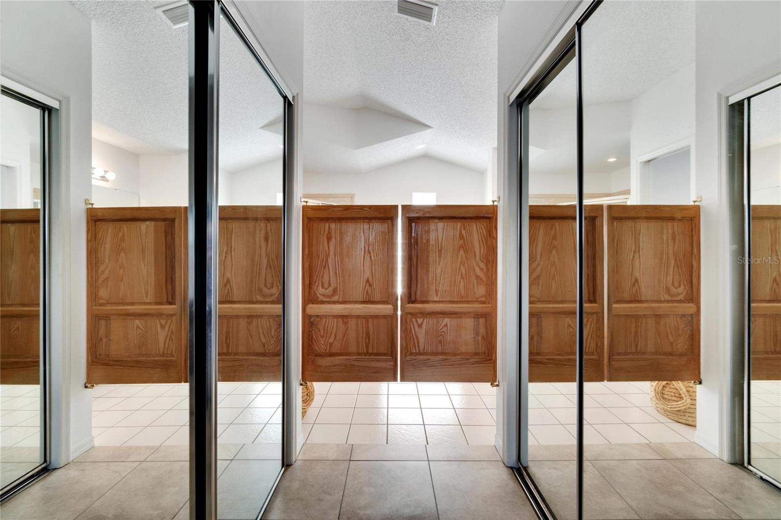 Two walk-in closets