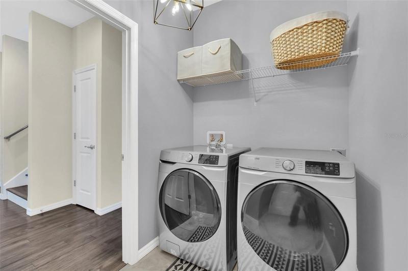 LAUNDRY ROOM, WASHER & DRYER STAY WITH THE HOME