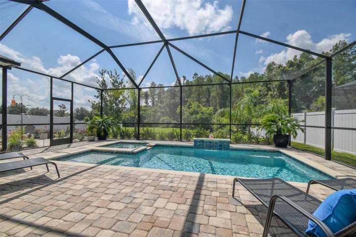 Pool w/ View of conservation