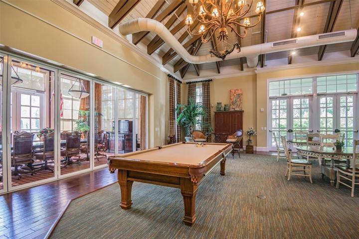 Club House Pool Table and adjacent rentable Meeting room