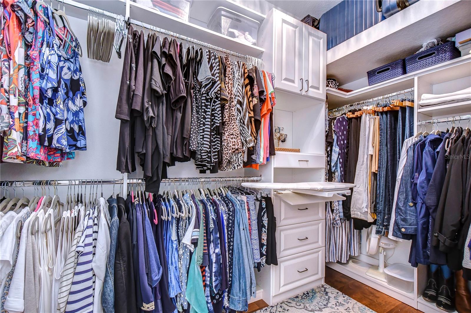 Owner's Suite Walk-In with Ironing Board