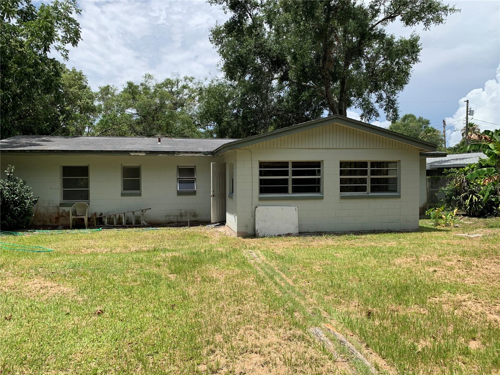 Back view of home.