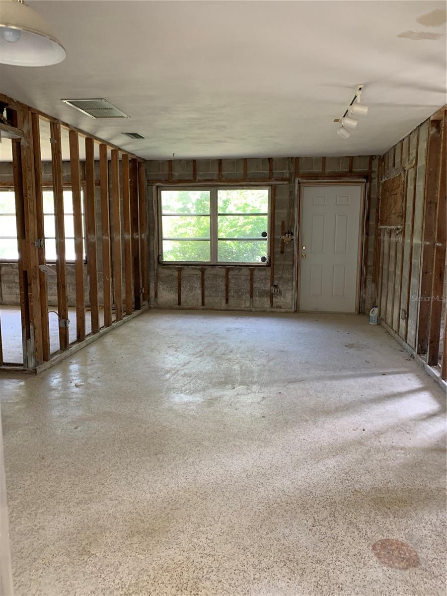 Front entrance to home - large Living Room area.