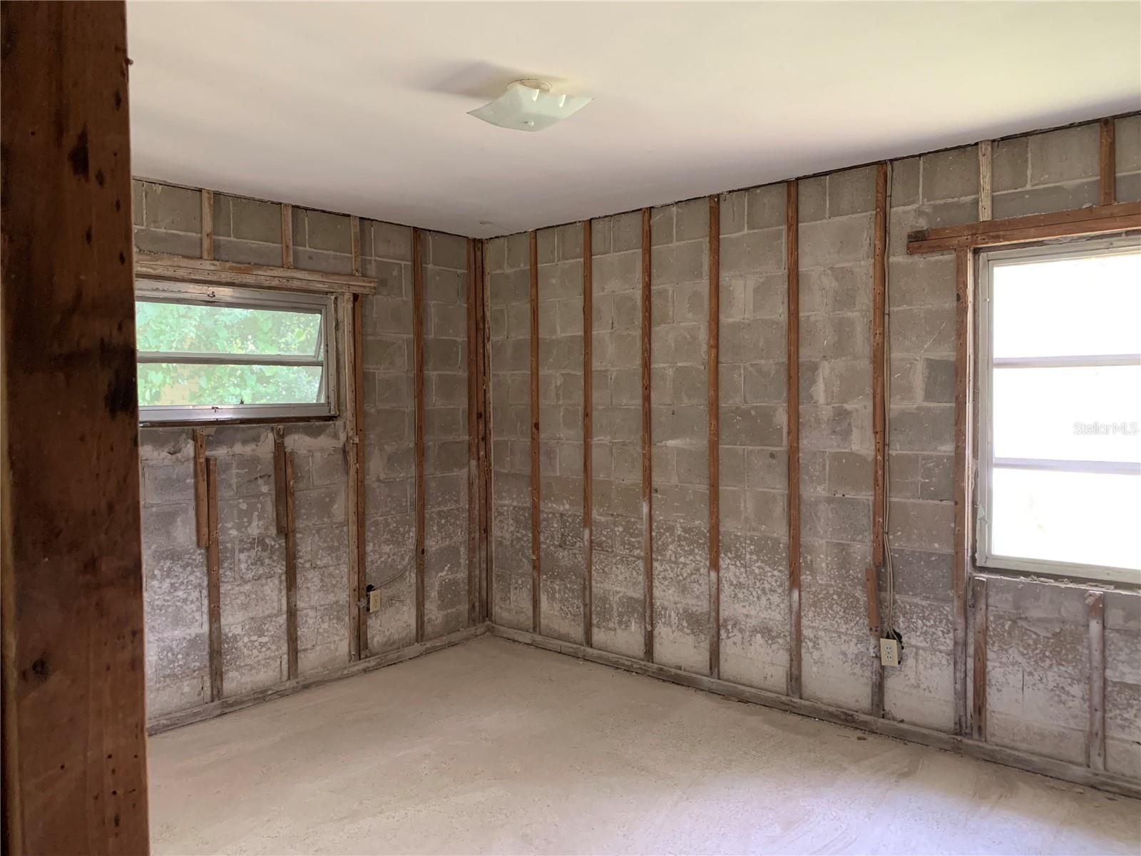 This nice size room was used as a Master Bedroom.