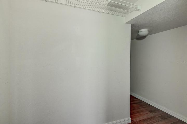 Under stairs storage.