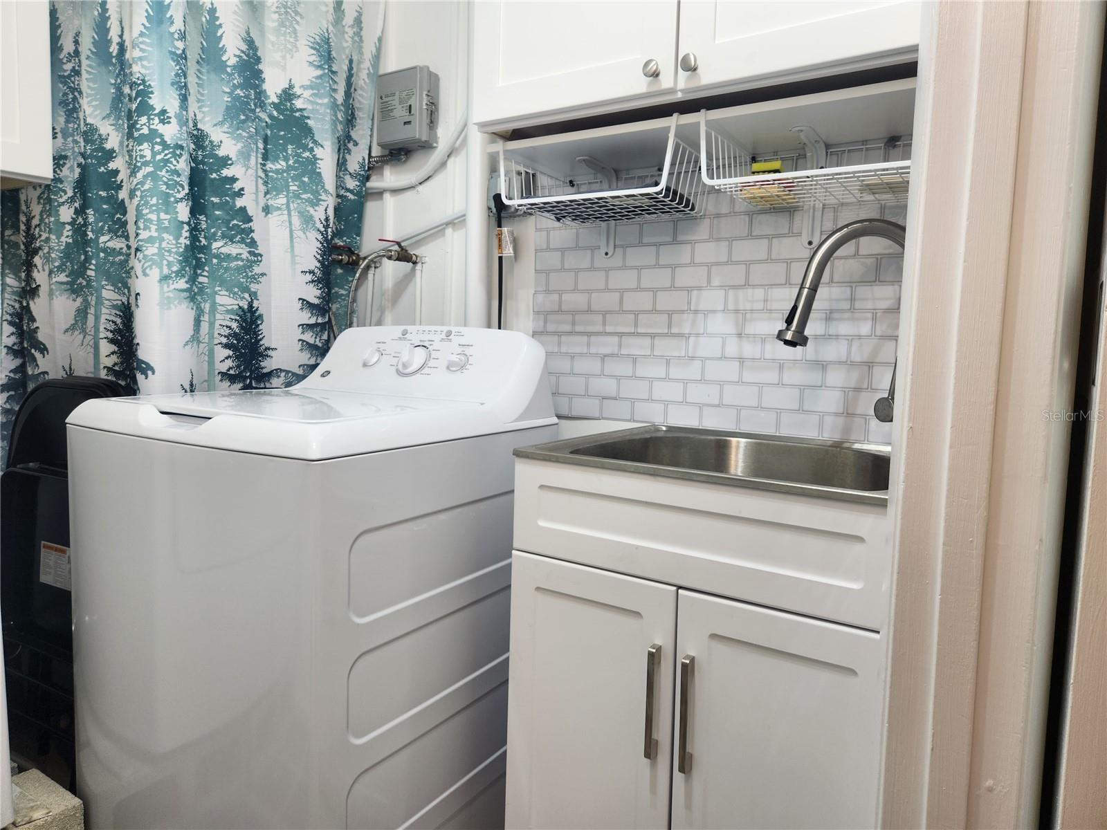 Sink and additional base cab storage
