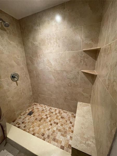 Master shower
