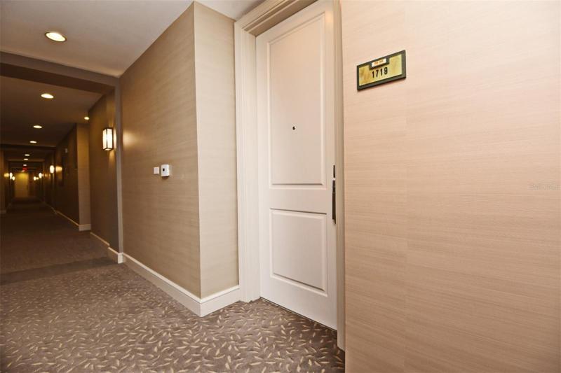 Hallway entrance to Residence