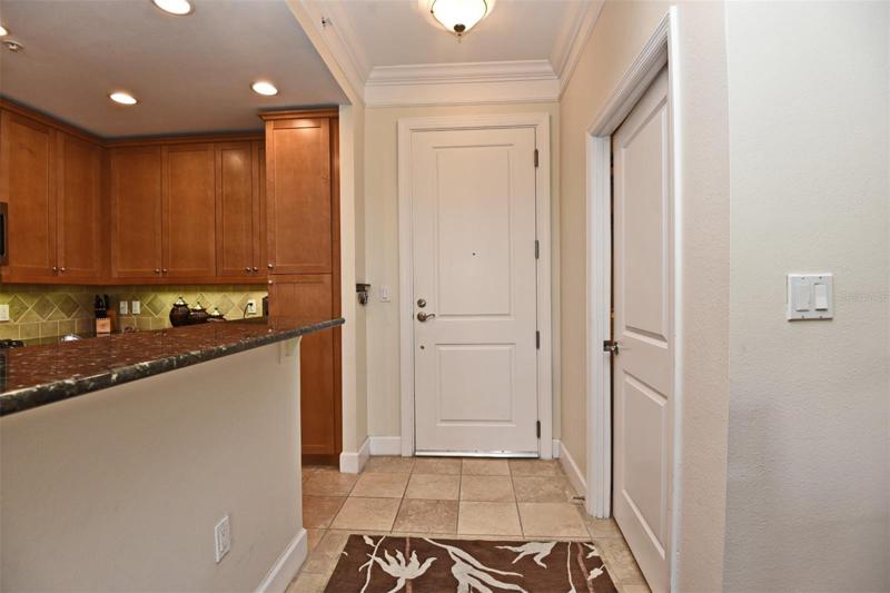 Inside foyer
