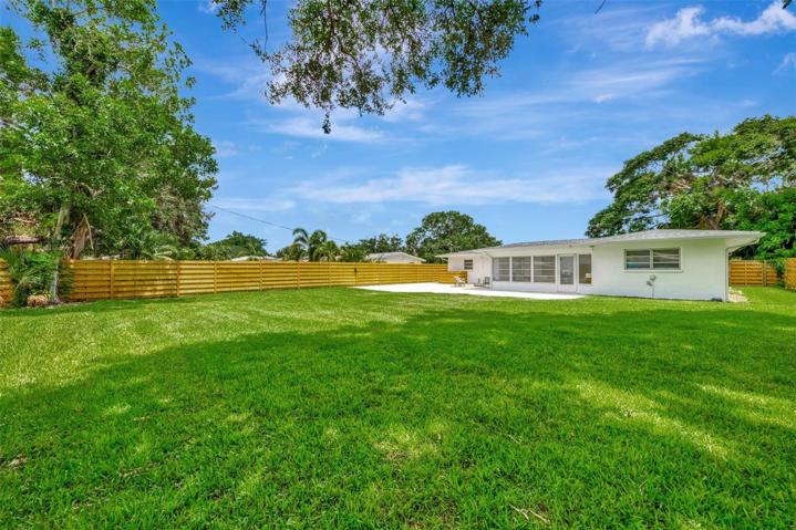ENORMOUS backyard, plenty of room for a pool