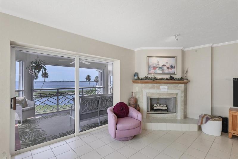 Living Room extends out to lanai with sprawling views of Intracoastal
