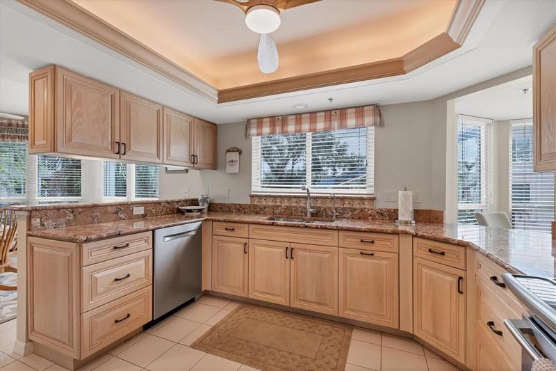 Spacious kitchen