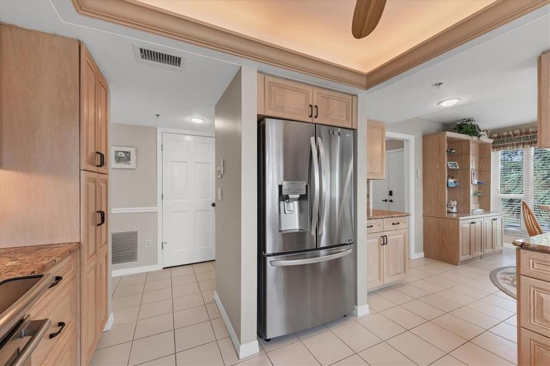 Kitchen with pantry cabinets for plenty of storage
