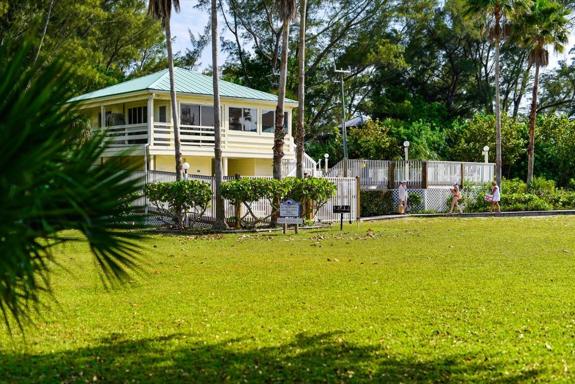 3rd clubhouse & pool are located on Little Gasparilla Island