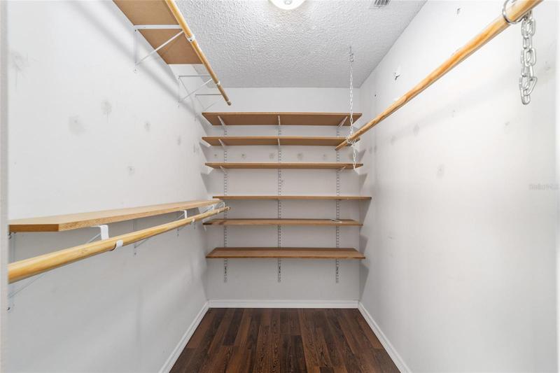 Master closet