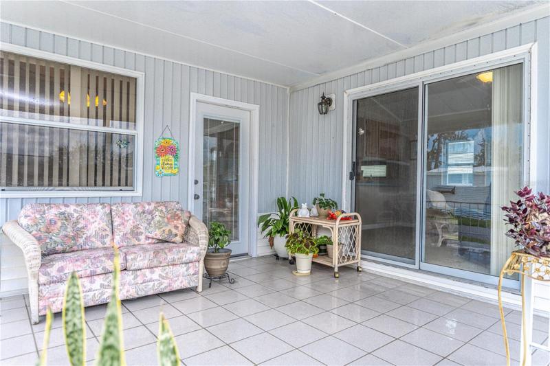 Covered patio