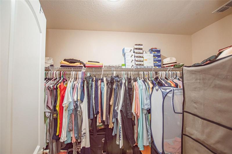 Huge master walk-in closet. Could not capture entire room in one photo.