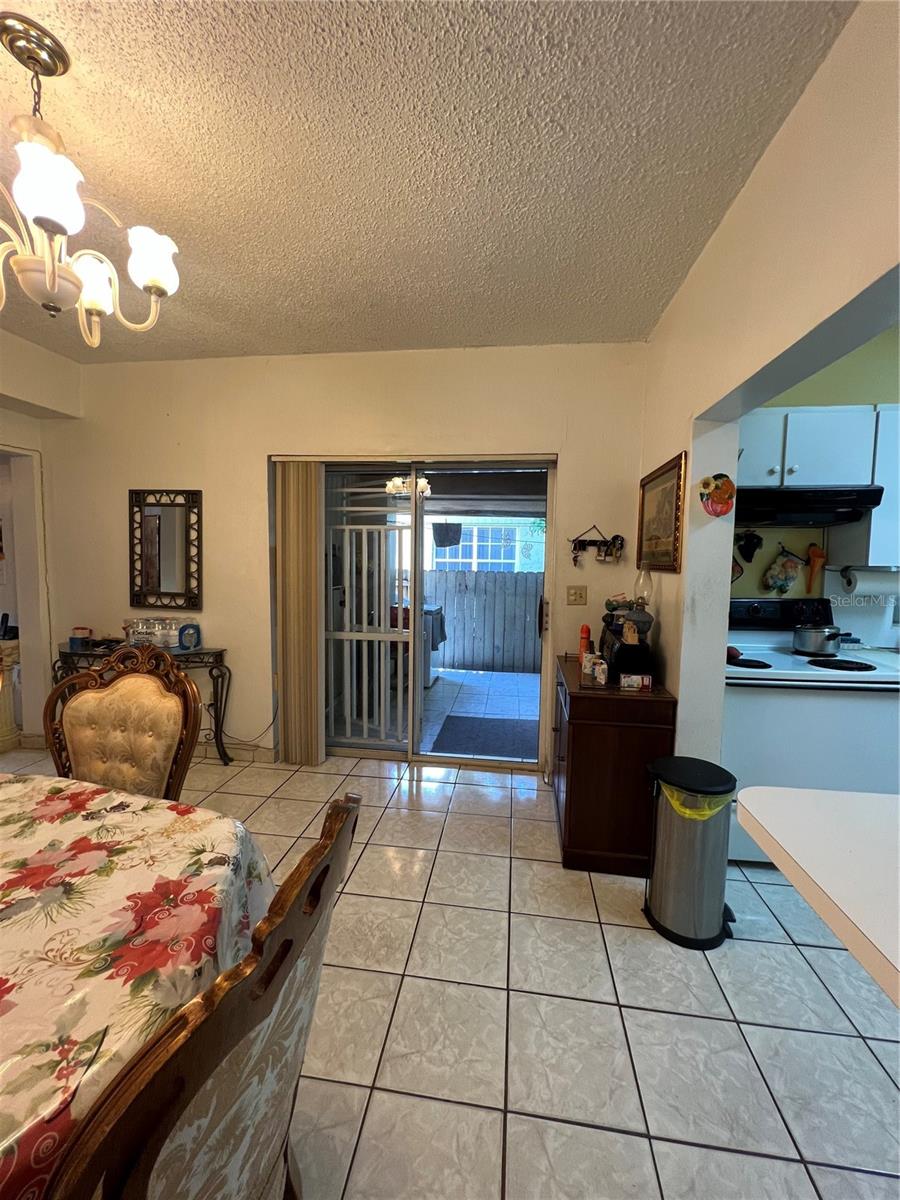 OPENING TO BACK PATIO