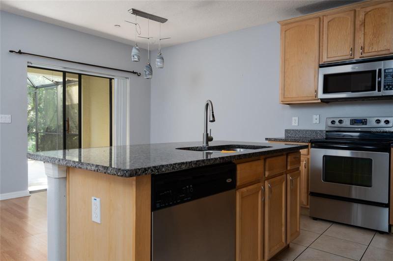 Kitchen towards dining area.