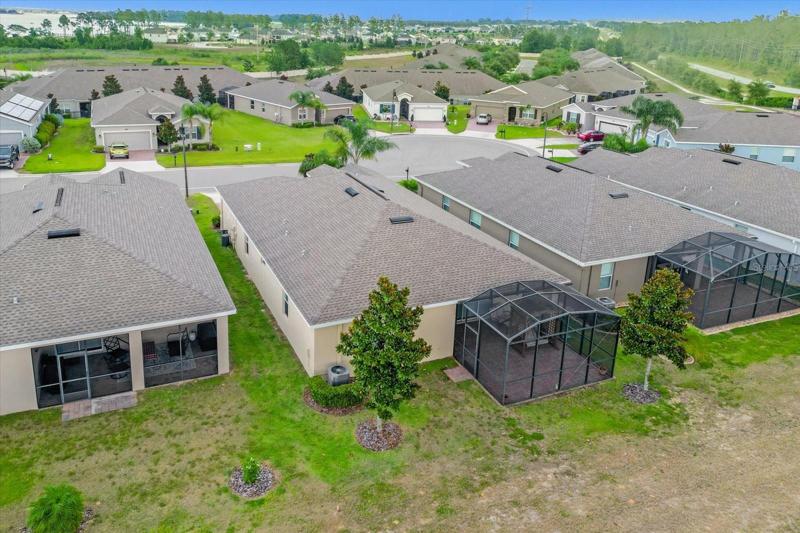 Aerial View of the Backyard